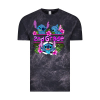 Cloud Black preview flower stitch 2nd grade Vintage Tee - AdoDesignShop