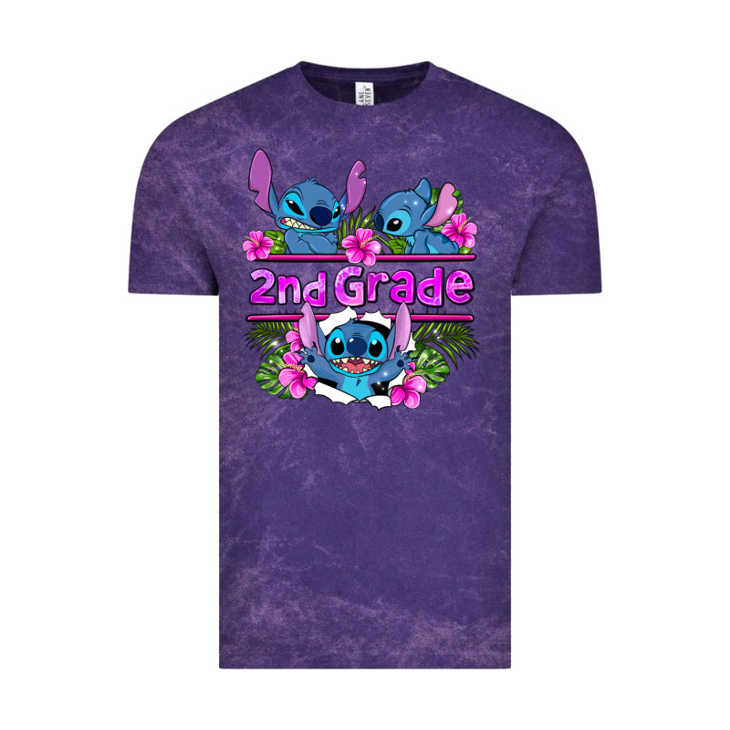 Preview Flower Stitch 2nd Grade Vintage Tee by AdoDesignShop | Teevron