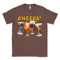 Chestnut Cheers Christmas Coctail Classic Tee - AdoDesignShop