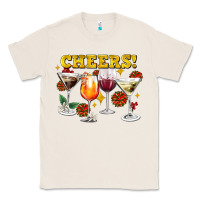 Natural Cheers Christmas Coctail Classic Tee - AdoDesignShop