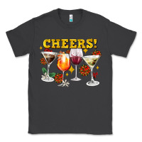 Smoke Cheers Christmas Coctail Classic Tee - AdoDesignShop