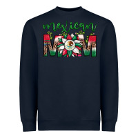 Navy mexican flag sunflower mom leopard Heavyweight Sweatshirt - JahusDesignShop