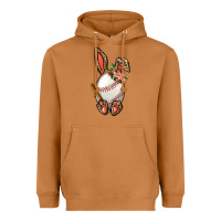 Meerkat Baseball Easter Bunny Heavyweight Hoodie - BundleAndBundleShop