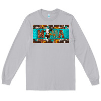 Mama Holstein Cow License Plate Long Sleeve Tee | Teevron