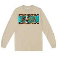 Mushroom mama holstein cow license plate Long Sleeve Tee - Artiststas