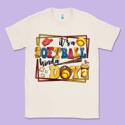 Its A Softball Kinda Day Classic Tee Designed By Adodesignshop