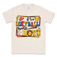 Natural its a softball kinda day Classic Tee - AdoDesignShop