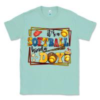 Seafoam its a softball kinda day Classic Tee - AdoDesignShop