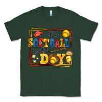 Sports Green its a softball kinda day Classic Tee - AdoDesignShop