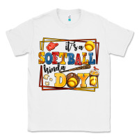 White its a softball kinda day Classic Tee - AdoDesignShop