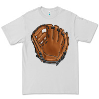 Dove Grey baseball glove Premium Tee - BarkalooDesign