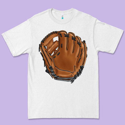 Baseball Glove Premium Tee Designed By Barkaloodesign