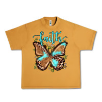 Faith Leopard Butterfly Urban Heavy Tee | Teevron