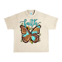 Sandshell faith leopard butterfly Urban Heavy Tee - JahusDesignShop