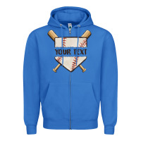 True Royal preview custom baseball Zipper Hoodie - MaliasSmallBusiness