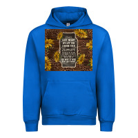 Cobalt we let the liquor talk with sunflowers Urban Hoodie - TumblerDesignByShophia