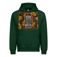Forest Green we let the liquor talk with sunflowers Urban Hoodie - TumblerDesignByShophia