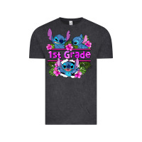 Vintage Black preview flower stitch 1st grade Vintage Tee - AdoDesignShop