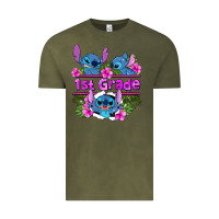 Vintage Olive preview flower stitch 1st grade Vintage Tee - AdoDesignShop