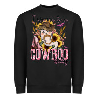 Black i wanna be a cowboo baby halloween Heavyweight Sweatshirt - AdoDesignShop