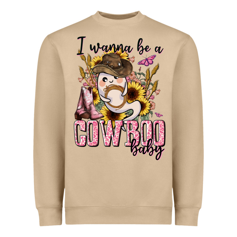 I Wanna Be A Cowboo Baby Halloween Heavyweight Sweatshirt by AdoDesignShop | Teevron