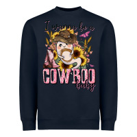 Navy i wanna be a cowboo baby halloween Heavyweight Sweatshirt - AdoDesignShop