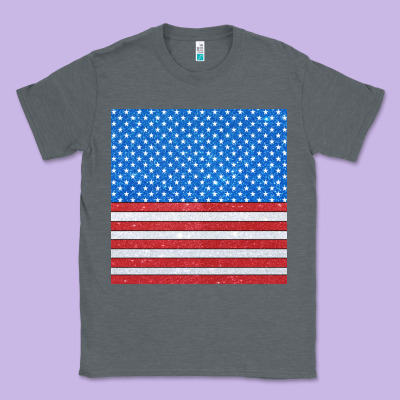 Glitter 4th Of July Seamless Pattern Classic Tee Designed By Bundleandbundleshop