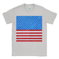 Moon Dust Glitter 4th Of July Seamless Pattern Classic Tee - BundleAndBundleShop