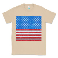 Mushroom Glitter 4th Of July Seamless Pattern Classic Tee - BundleAndBundleShop