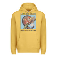 Antique Gold Let's Eat Trash & Get Hit By A Car Premium Hoodie - Bettercallsaul