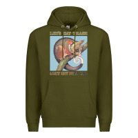 Army Green Let's Eat Trash & Get Hit By A Car Premium Hoodie - Bettercallsaul
