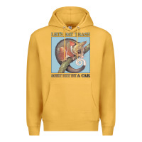 Mustard Let's Eat Trash & Get Hit By A Car Premium Hoodie - Bettercallsaul