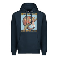 Navy Let's Eat Trash & Get Hit By A Car Premium Hoodie - Bettercallsaul