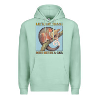 Seafoam Let's Eat Trash & Get Hit By A Car Premium Hoodie - Bettercallsaul