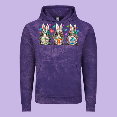 Western Bunny Gnome Vintage Hoodie Designed By Racoondesign