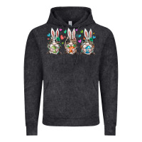 Vintage Black western bunny gnome Vintage Hoodie - RacoonDesign