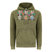 Vintage Olive western bunny gnome Vintage Hoodie - RacoonDesign