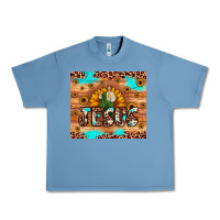 Pebble Blue jesus san judas Urban Heavy Tee - JahusDesignShop