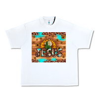 White jesus san judas Urban Heavy Tee - JahusDesignShop