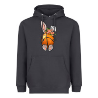 Smoke Basketball Easter Bunny Heavyweight Hoodie - BundleAndBundleShop