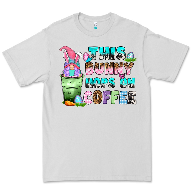 This Bunny Hops On Coffee Premium Tee by Zillion Design Studio | Teevron