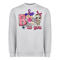 Heather Grey boo to you Heavyweight Sweatshirt - AdoDesignShop