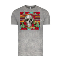 Cloud Rock skull cactus Vintage Tee - JahusDesignShop