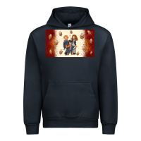 Navy cartoon wizards Urban Hoodie - TumblerDesignByShophia