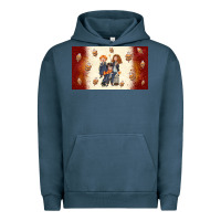 Pigment Midnight Navy cartoon wizards Urban Hoodie - TumblerDesignByShophia