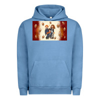 Pigment Pebble Blue cartoon wizards Urban Hoodie - TumblerDesignByShophia