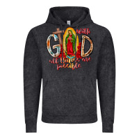 Vintage Black With God All Things Are Possible Vintage Hoodie - RacoonDesign