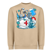 Mushroom Winter Nurse life Heavyweight Sweatshirt - AdoDesignShop