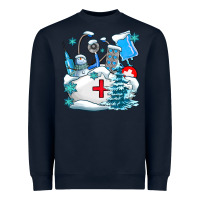 Navy Winter Nurse life Heavyweight Sweatshirt - AdoDesignShop