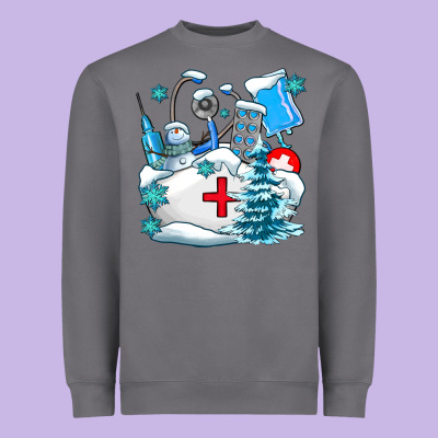 Winter Nurse Life Heavyweight Sweatshirt Designed By Adodesignshop